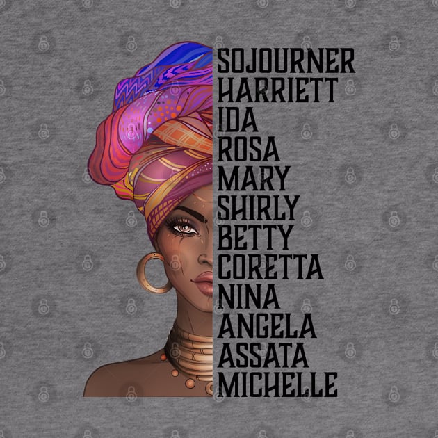 Celebrate Powerful Black Women Who Inspire, Black History, African American by UrbanLifeApparel